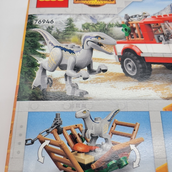 Lego Jurassic World Dominion. Blue & Beta Velociraptor Capture. - Picture 7 of 10